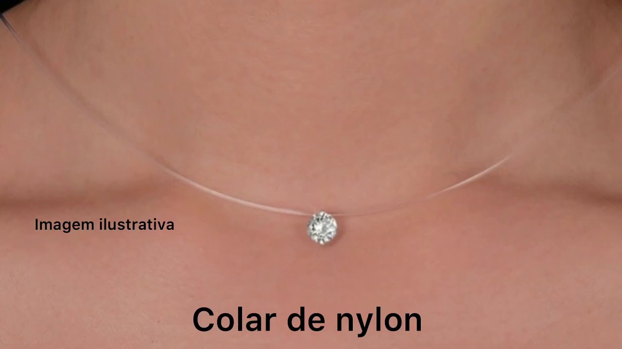 Colar de nylon- Fácil de fazer