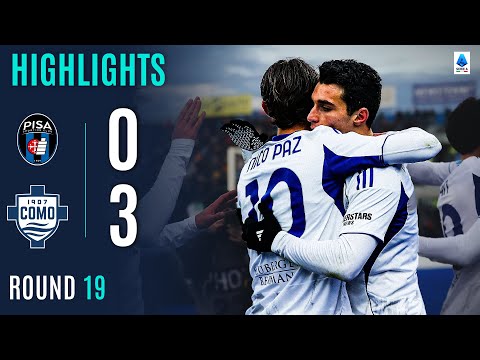 PISA-COMO 0-3 | HIGHLIGHTS | Douvikas Nets Brace As Como Break Into Top 4! | Serie A 2025/26
