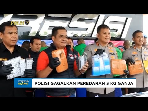 POLRESTRO BEKASI BERHASIL GAGALKAN PEREDARAN 3KG GANJA
