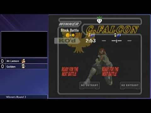 MMOM 154 SSBM -Mr.Lemon (Doc) Vs. Golden (C.Falcon) - Winners Round 4