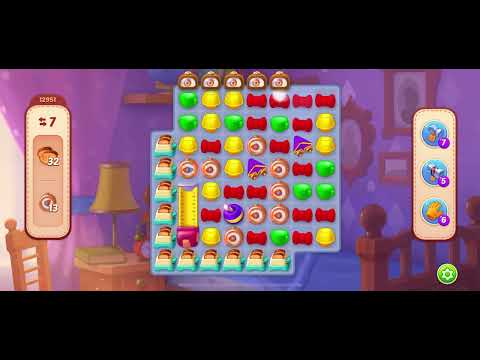 Homescapes level 12951 - no booster gameplay