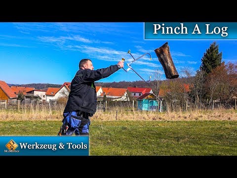 Holz machen #Werkzeug-tipp / das Tool Pinch-A-Log → Anwendungsbeispiele und Test