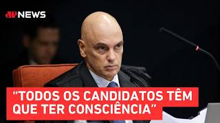 Alexandre de Moraes alerta candidatos sobre uso indevido de IA