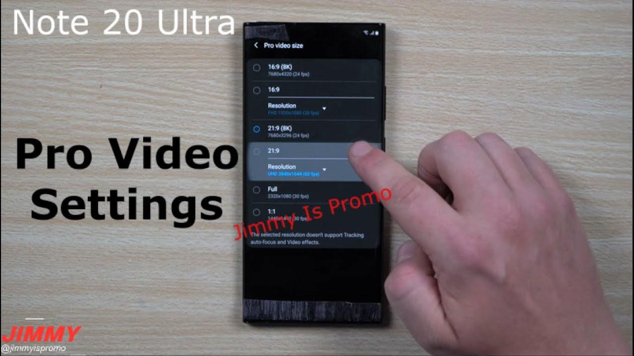 Galaxy Note 20 Ultra HANDS ON - Camera, Pro Video Settings & More - YouTube