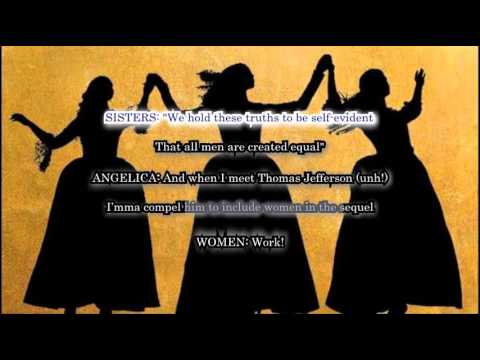 The Schuyler Sisters (Karaoke from Hamilton the Musical) with Lyrics