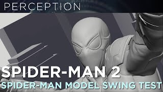 Marvel's Spider-Man 2: Spider-Man Model Swing Motion Test