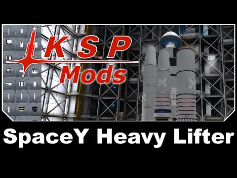 KSP Mods - SpaceY Heavy Lifter