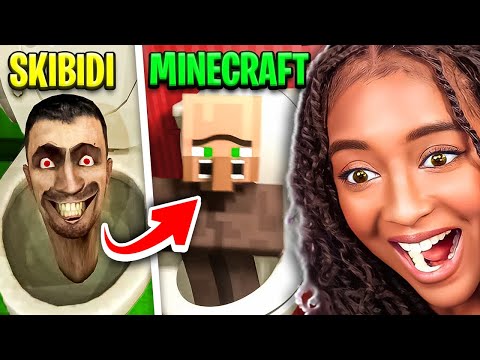 Insane! Nenaa Skibidi Toilet in Minecraft