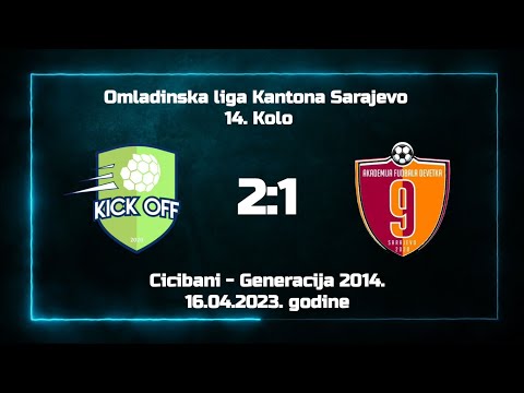 ŠF Kick Off - AF Devetka 2:1 (14. kolo Omladinske lige Kantona Sarajevo) - Generacija 2014.
