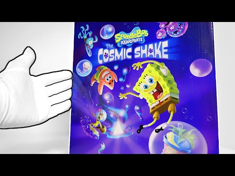 SpongeBob SquarePants: The Cosmic Shake BFF Edition Unboxing + Nintendo Switch setup