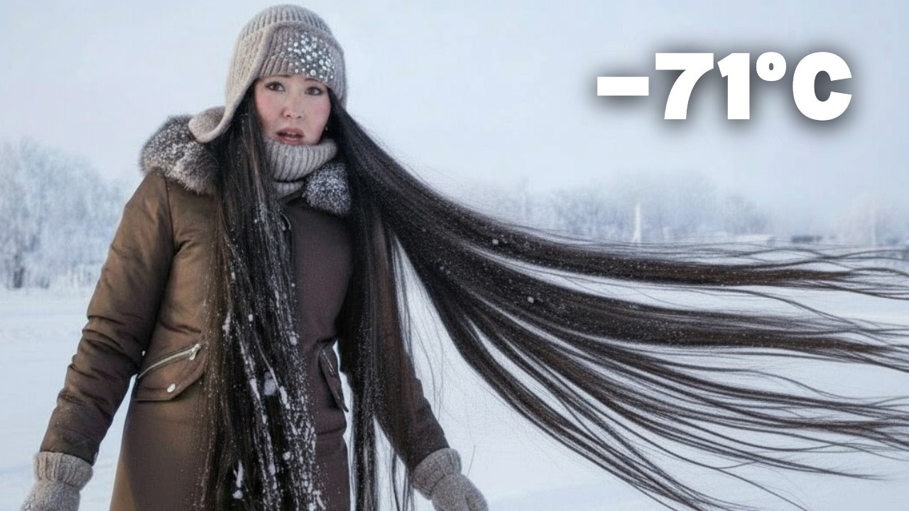 The Real Life Rapunzel in the Coldest Village on Earth −71°C (−95°F) Yakutia