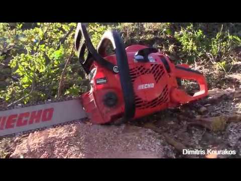 echo cs 352es chainsaw unboxing and cutting an Oak tree