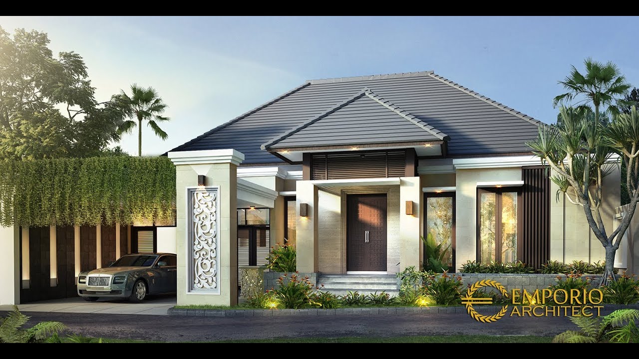 Video 3D Desain Rumah Villa Bali 2 Lantai Bapak Gondo - Jakarta Timur