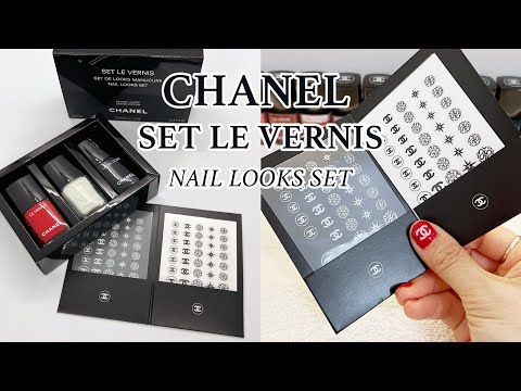 Chanel SET LE VERNIS Nail looks set | Chanel Exclusive Nail Kit | Chanel Beauty Limited Edition