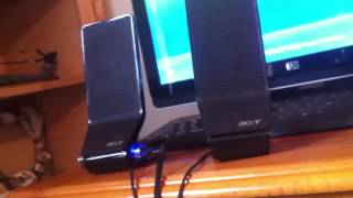 Video thumbnail for Acer computer speakers review by zachisfunny