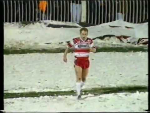 Castleford v Wigan - February 1991 (Snow)