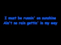 Running On Sunshine lyrics by Jesus Jackson ...