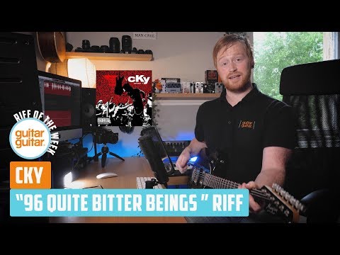How to play the CKY "96 Quite Bitter Beings" intro riff | RIFF OF THE WEEK
