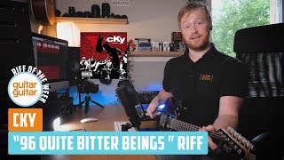 How to play the CKY "96 Quite Bitter Beings" intro riff | RIFF OF THE WEEK