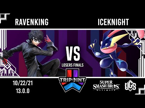 Tripoint Smash Ultimate 117 - Losers Finals - Ravenking(Joker) Vs. IceKnight(Greninja)