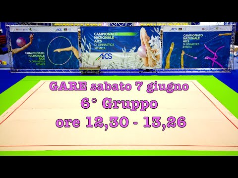 AICS Piemonte Campionato Nazionale AICS Ginnastica Ritmica  6  Gruppo 7 giugno 25 FORUM BIELLA