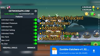 Zombie Catchers Mod Apk 2024 Version 1.32.8🔥 | Everything Unlocked,Unlimited Money,Max Level etc...🔥