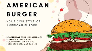 own version of american burger patties