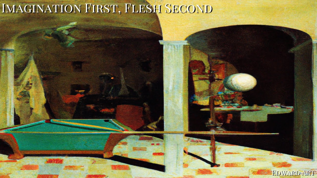 Imagination First, Flesh Second - Edward Art (Neville Goddard Inspired)