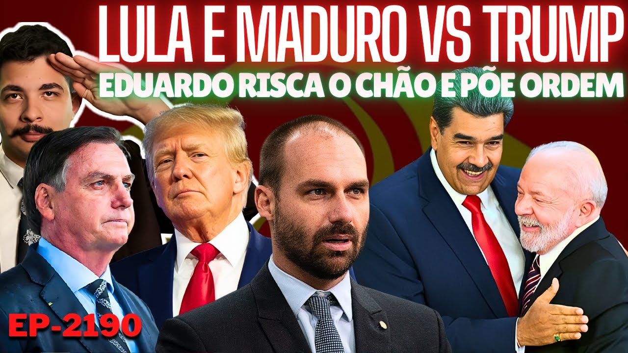 Lula e Maduro vs Trump: CRISE Tá Escalando + Eduardo RISCA o Chão e PÕE Ordem + Crítica ou Crime?