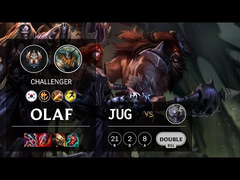 Olaf Jungle vs Diana - KR Challenger Patch 11.12