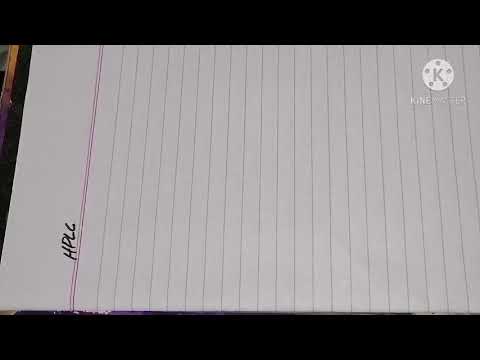 Introduction to HPLC. Masters. 3rd semester.