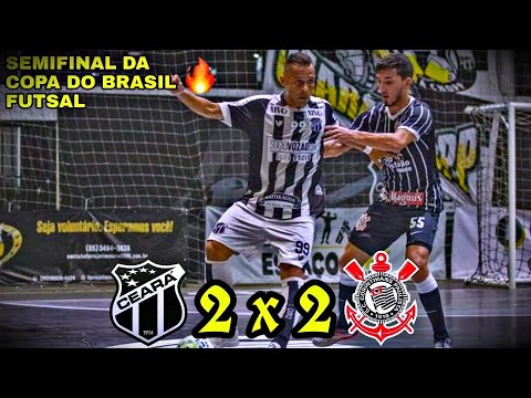 Ceará 2 x 2 Corinthians - Melhores Momentos - Semifinal (ida) Copa do Brasil Futsal 2021