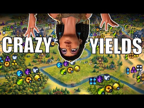 Civ 6 | These Tiles Have Over 50 Yield EACH, This Is How!! (#2 Deity Ptolemaic Cleo Civilization VI)