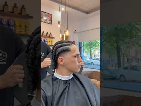 El mejor corte con Trenzas el “Taper” dime que te parece en comentarios🔥❤️