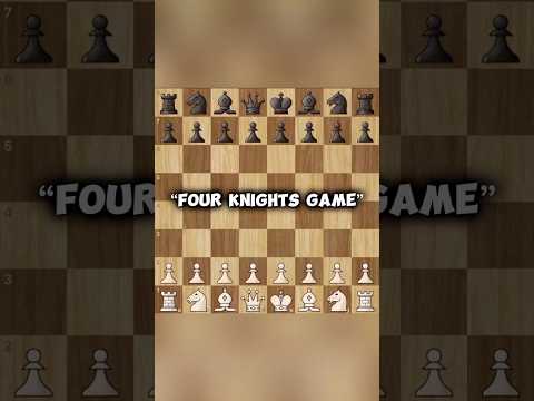 Four knights game chess trap | Only for beginners #chess #views #chessgame #chesssteps #chessking