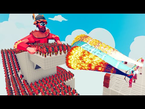 100x VIKINGS + 2x GIANT vs 3x EVERY GOD - Totally Accurate Battle Simulator TABS