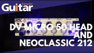 Video thumbnail for DV Mark Micro 50 CMT Head and DV Neoclassic 212 Cab | Review by Guitar Interactive Magazine