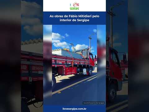 As obras de Fábio Mitidieri pelo interior de Sergipe #Shorts