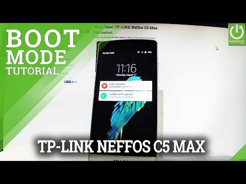 How to Open Boot Mode in TP-LINK Neffos C5 Max - Boot Mode Tutorial