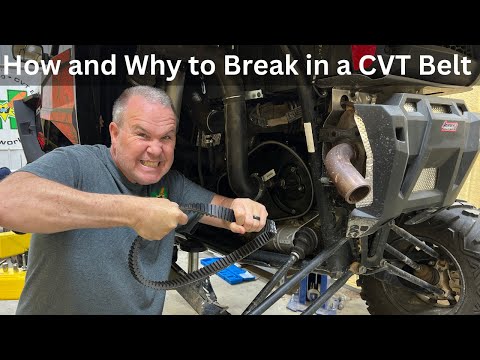 How To Break in a CVT Belt and Why