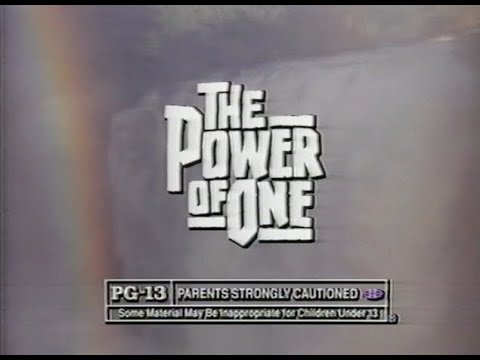 "The Power Of One" (1992) VHS Movie Trailer