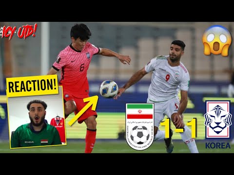 Iran vs South Korea 1-1 Highlights REACTION!! - 이란 vs 한국 1-1 - ایران و کره جنوبی 1-1