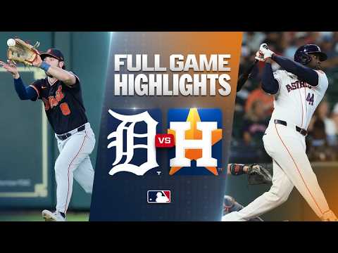 휴스턴 VS 디트로이트 4:2 MLB 하이라이트