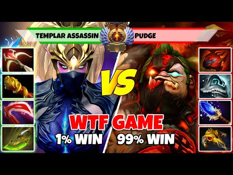 TEMPLAR ASSASSIN (Carry) vs PUDGE (Support) - Epic Battle Of Immortal Rank Dota 2 Players - Z Dota 2