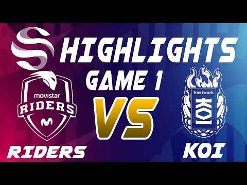 Movistar Riders vs KOI Game 1 Highlights - LEAGUE OF LEGENDS - SUPERLIGA Playoffs