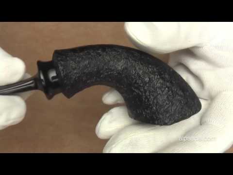 Pipa Neptune Powder Horn Dark Blast - pipe 040