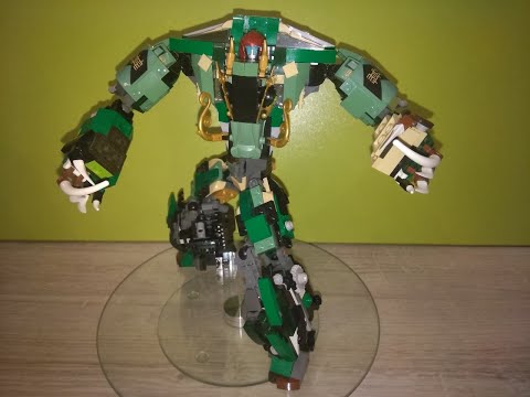 LEGO Transformers Grimlock + NINJAGO Movie Green Ninja Mech Dragon 70612