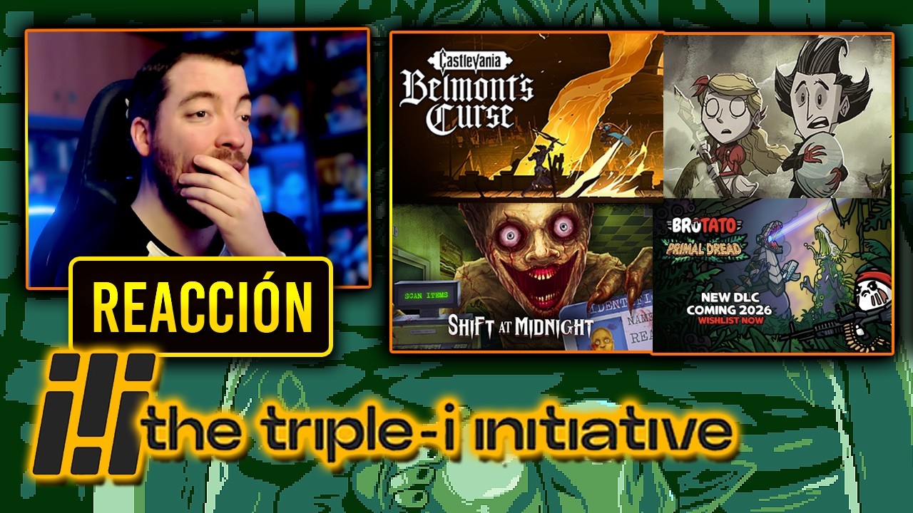 Ojo a estos MÁS de 40 JUEGOS! Mi REACCIÓN a CASTLEVANIA y el  EVENTO The Triple-i Initiative 2026