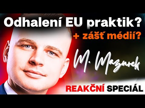 Milan Mazurek v EP: Konzervativci jsou třikrát silnější, EU ekonomika se propadá a DSA je nástroj cenzury