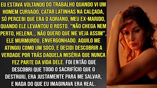 Encontrei meu ex marido Catando Latinhas na rua para sobreviver. Fui até ele para saber o porque